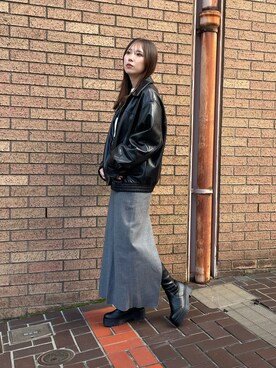 渡部さん(レディース・163cm)の秋コーディネート