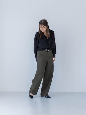 渡部さん(レディース・163cm)の秋コーディネート