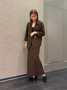 渡部さん(レディース・163cm)の秋コーディネート