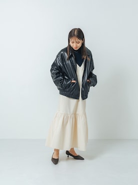 渡部さん(レディース・163cm)の秋コーディネート