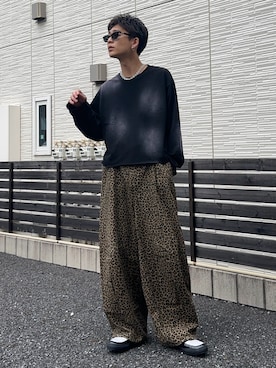 「アイテム（チノパンツ）」を使った、ゆうさん（メンズ・178cm）の秋コーディネート