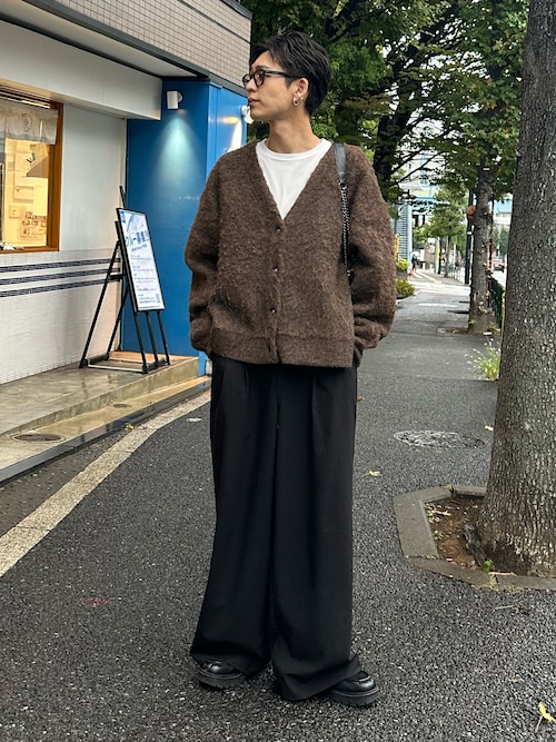 Two tuck wide straight slacks / 2タックワイドストレートスラックス