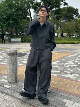「アイテム（アクセサリー）」を使った、ゆうさん（メンズ・178cm）の秋コーディネート