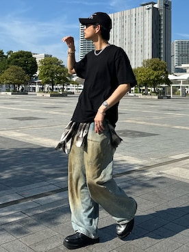 「アイテム（腕時計）」を使った、ゆうさん（メンズ・178cm）の夏コーディネート