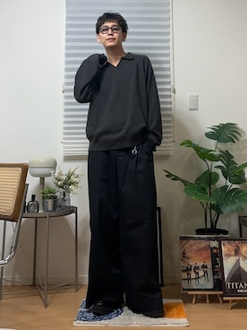 「アイテム（インテリア）」を使った、ゆうさん（メンズ・178cm）の冬コーディネート