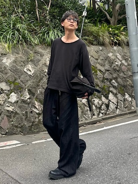 「アイテム（バッグ）」を使った、ゆうさん（メンズ・178cm）の秋コーディネート