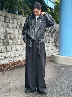 「アイテム（ブルゾン）」を使った、ゆうさん（メンズ・178cm）の秋コーディネート