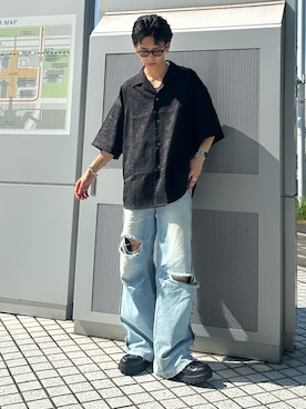 「ADRER（アドラー）のアイテム」を使った、ゆうさん（メンズ・178cm）の夏コーディネート