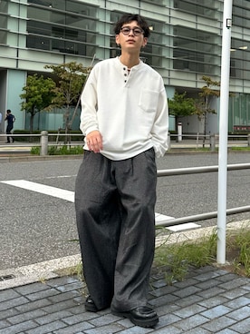 「アイテム（アクセサリー）」を使った、ゆうさん（メンズ・178cm）の秋コーディネート
