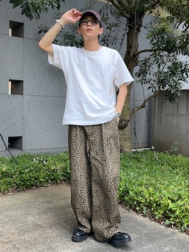 「アイテム（デジタル腕時計）」を使った、ゆうさん（メンズ・178cm）の夏コーディネート