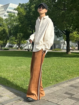 「アイテム（帽子）」を使った、ゆうさん（メンズ・178cm）の秋コーディネート
