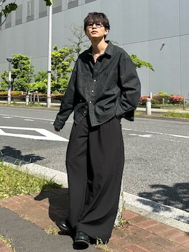 「SINSS（シンス）のアイテム」を使った、ゆうさん（メンズ・178cm）の春コーディネート
