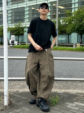 「PUBLUX（パブリュクス）のアイテム」を使った、ゆうさん（メンズ・178cm）の夏コーディネート