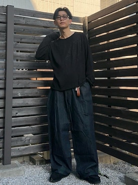 「SINSS（シンス）のアイテム」を使った、ゆうさん（メンズ・178cm）の春コーディネート
