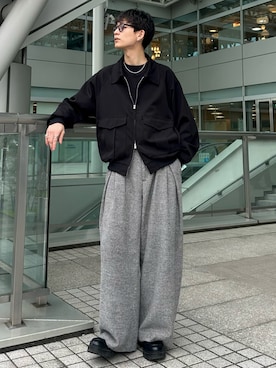 「LUENNA（ルエナ）のアイテム」を使った、ゆうさん（メンズ・178cm）の冬コーディネート