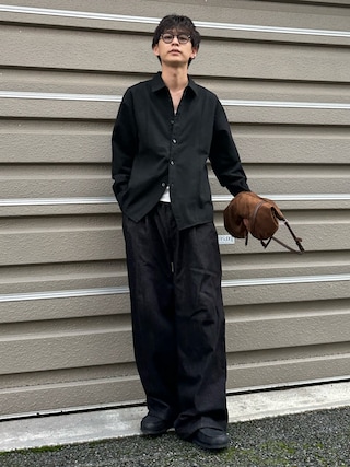 「Parts Lab.(パーツラボ)の【Parts Lab.】Basic Regular Color Shirt / ベーシックレギュラーカラーシャツ(シャツ/ブラウス)」を使った、ゆうさん(メンズ・178cm)の秋コーディネート