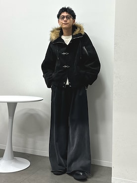 「アイテム（その他アウター）」を使った、ゆうさん（メンズ・178cm）の冬コーディネート