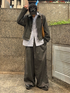 「アイテム（ハンドバッグ）」を使った、ゆうさん（メンズ・178cm）の秋コーディネート