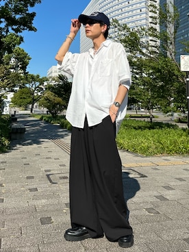 「アイテム（腕時計）」を使った、ゆうさん（メンズ・178cm）の夏コーディネート