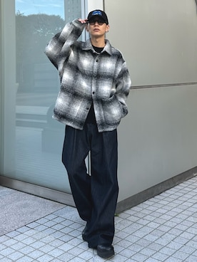 「アイテム（ブルゾン）」を使った、ゆうさん（メンズ・178cm）の秋コーディネート