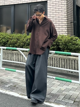 「アイテム（ネックレス）」を使った、ゆうさん（メンズ・178cm）の秋コーディネート