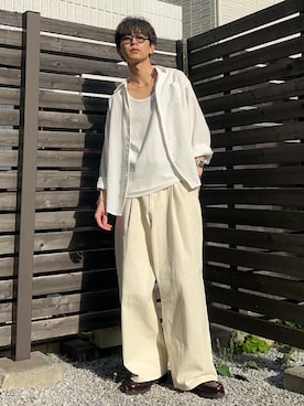 「SINSS（シンス）のアイテム」を使った、ゆうさん（メンズ・178cm）の春コーディネート