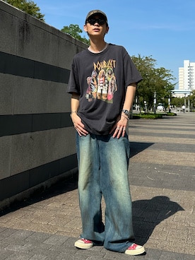 「アイテム（腕時計）」を使った、ゆうさん（メンズ・178cm）の夏コーディネート