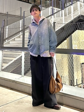 「LUENNA（ルエナ）のアイテム」を使った、ゆうさん（メンズ・178cm）の冬コーディネート