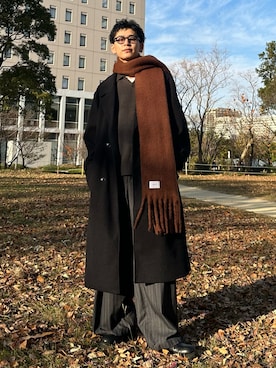 「アイテム（レッグウェア）」を使った、ゆうさん（メンズ・178cm）の冬コーディネート