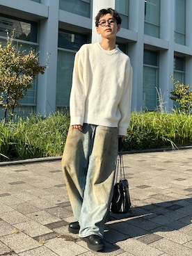 「アイテム（ネックレス）」を使った、ゆうさん（メンズ・178cm）の秋コーディネート