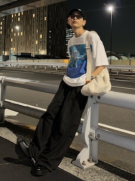 「FREAK'S STORE（フリークスストア）のアイテム」を使った、ゆうさん（メンズ・178cm）の夏コーディネート