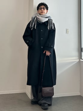 「アイテム（バッグ）」を使った、ゆうさん（メンズ・178cm）の冬コーディネート