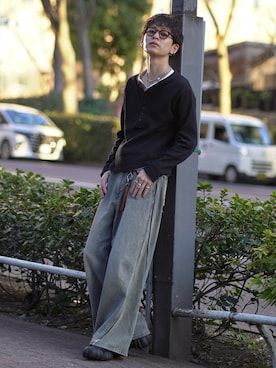 「GRANCY（グランシー）のアイテム」を使った、ゆうさん（メンズ・178cm）の冬コーディネート