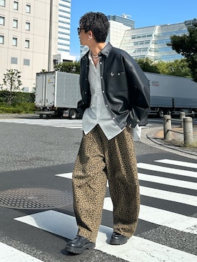 「アイテム（チノパンツ）」を使った、ゆうさん（メンズ・178cm）の夏コーディネート