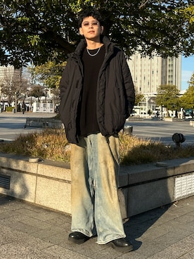 「アイテム（レッグウェア）」を使った、ゆうさん（メンズ・178cm）の冬コーディネート