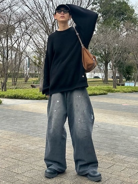 「SINSS（シンス）のアイテム（パンツ）」を使った、ゆうさん（メンズ・178cm）の春コーディネート