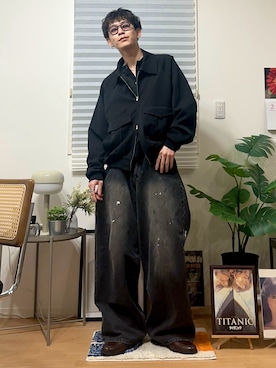 「LUENNA（ルエナ）のアイテム」を使った、ゆうさん（メンズ・178cm）の冬コーディネート