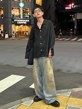 「アイテム（アクセサリー）」を使った、ゆうさん（メンズ・178cm）の秋コーディネート