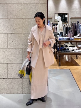 「アイテム（チョーカー）」を使った、emi95152さん（レディース・159cm）の秋コーディネート