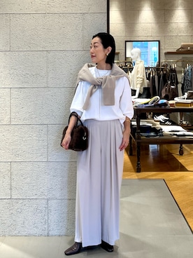 「RIVE DROITE（リヴドロワ）のアイテム（ブーツ）」を使った、emi95152さん（骨格ウェーブ・レディース・159cm）の秋コーディネート