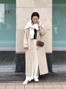 「RIVE DROITE（リヴドロワ）のアイテム」を使った、emi95152さん（レディース・159cm）の冬コーディネート