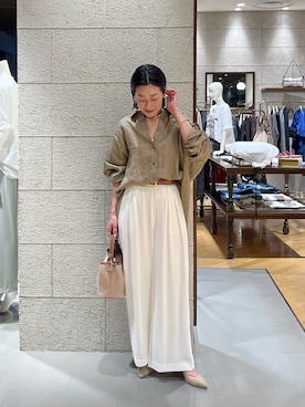 「白パンツ」｜emi95152さん（レディース・159cm）の夏コーディネート