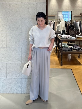 「アイテム（チョーカー）」を使った、emi95152さん（レディース・159cm）の冬コーディネート