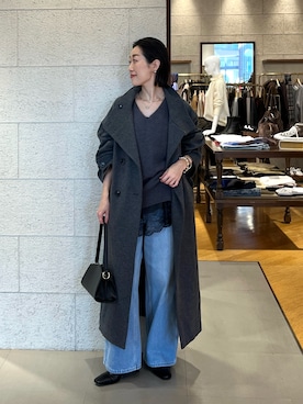 「アイテム（ブレスレット）」を使った、emi95152さん（レディース・159cm）の秋コーディネート