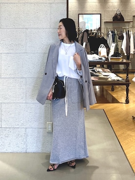 「RIVE DROITE（リヴドロワ）のアイテム（アクセサリー）」を使った、emi95152さん（レディース・159cm）の春コーディネート