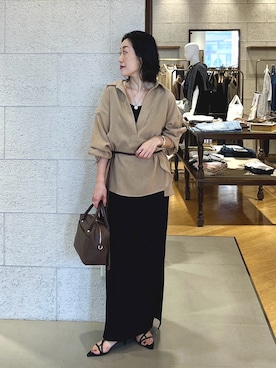 「RIVE DROITE（リヴドロワ）のアイテム（アクセサリー）」を使った、emi95152さん（レディース・159cm）の春コーディネート