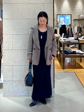 「RIVE DROITE（リヴドロワ）のアイテム（ブーツ）」を使った、emi95152さん（骨格ウェーブ・レディース・159cm）の秋コーディネート