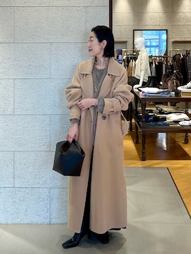 「アイテム（チョーカー）」を使った、emi95152さん（レディース・159cm）の秋コーディネート