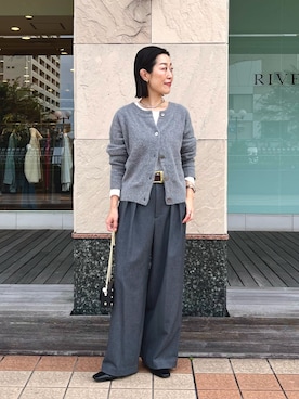 「RIVE DROITE（リヴドロワ）のアイテム（ブーツ）」を使った、emi95152さん（骨格ウェーブ・レディース・159cm）の秋コーディネート