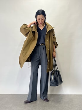 「秋服」｜「アイテム（その他アウター）」を使った、emi95152さん（レディース・159cm）の秋コーディネート